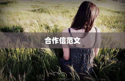 合作信范文