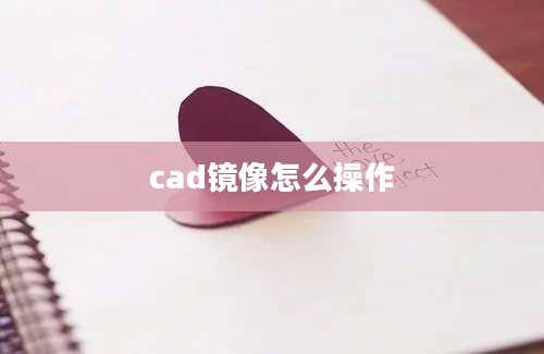 cad镜像怎么操作