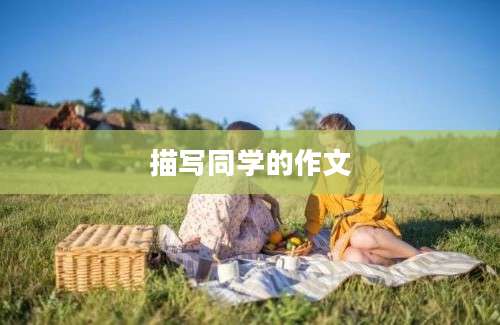描写同学的作文
