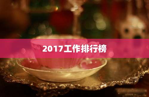 2017工作排行榜