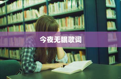 今夜无眠歌词