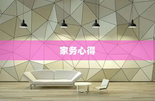家务心得
