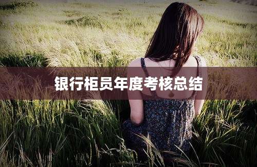 银行柜员年度考核总结