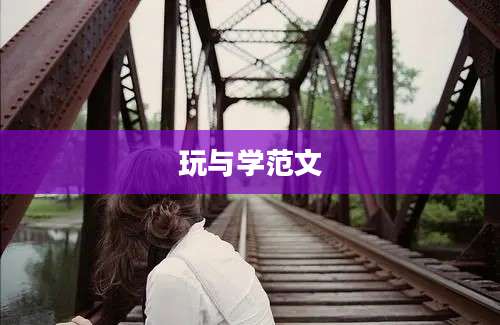 玩与学范文