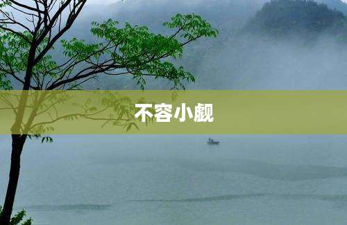 不容小觑