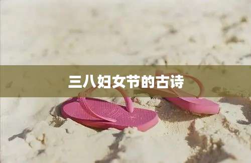 三八妇女节的古诗