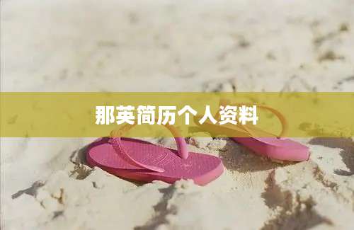 那英简历个人资料