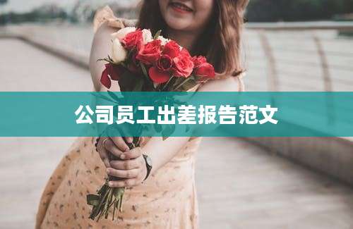 公司员工出差报告范文