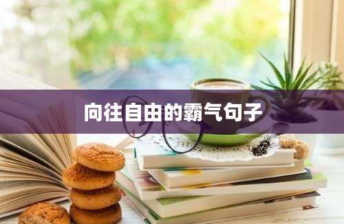 向往自由的霸气句子