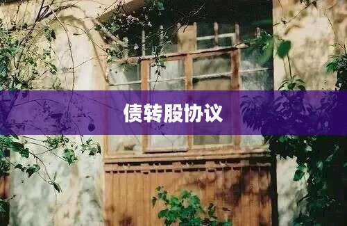 债转股协议
