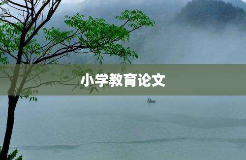 小学教育论文