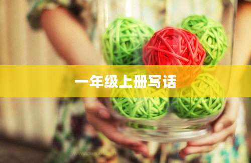 一年级上册写话