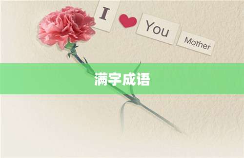 满字成语