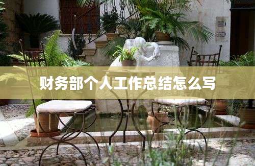财务部个人工作总结怎么写