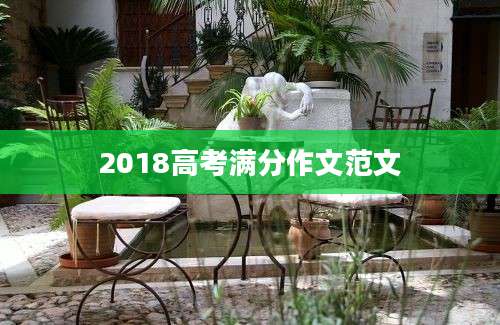 2018高考满分作文范文