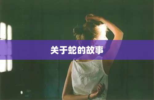 关于蛇的故事
