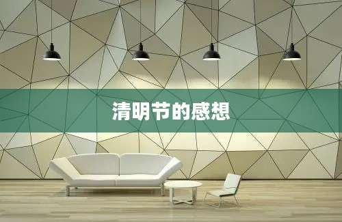 清明节的感想