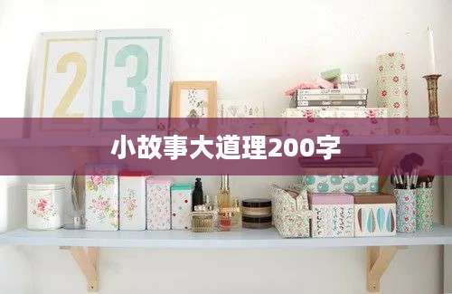 小故事大道理200字