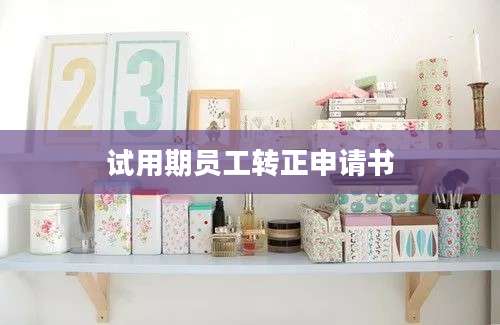 试用期员工转正申请书