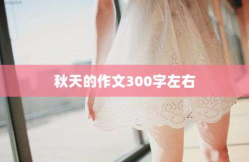 秋天的作文300字左右