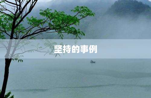 坚持的事例