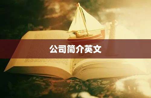 公司简介英文