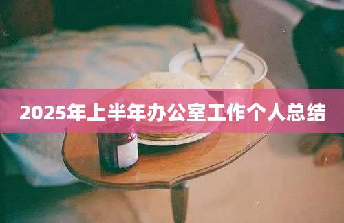 2025年上半年办公室工作个人总结