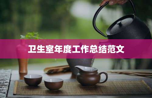 卫生室年度工作总结范文
