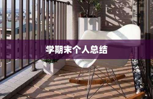 学期末个人总结