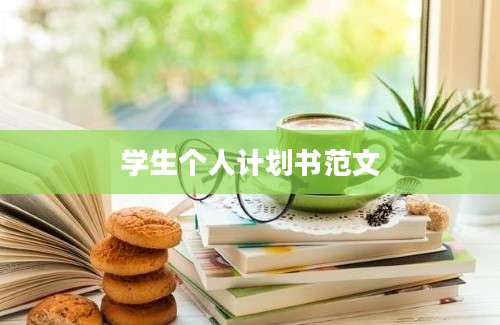 学生个人计划书范文