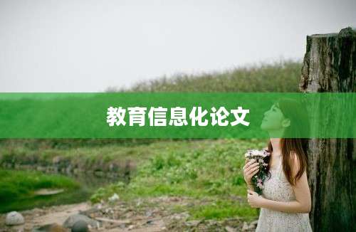 教育信息化论文