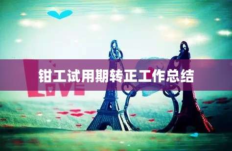 钳工试用期转正工作总结