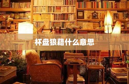 杯盘狼藉什么意思