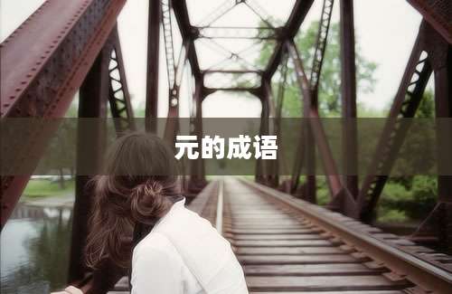 元的成语