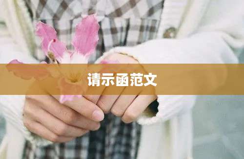 请示函范文