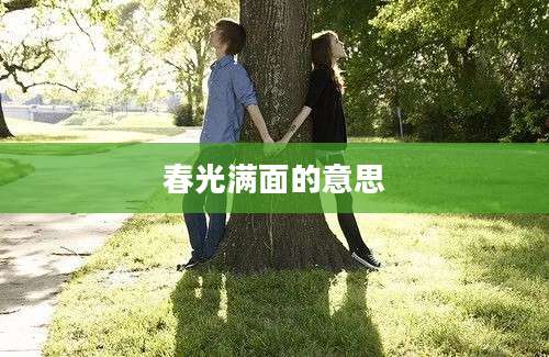 春光满面的意思
