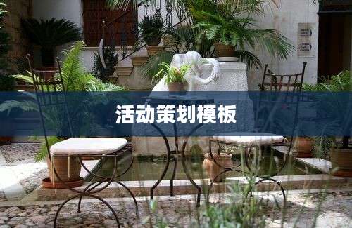 活动策划模板