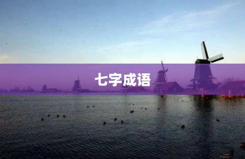 七字成语