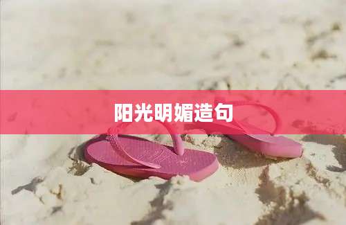 阳光明媚造句