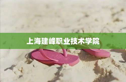 上海建峰职业技术学院
