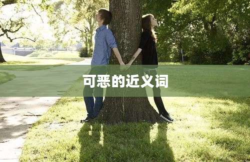 可恶的近义词