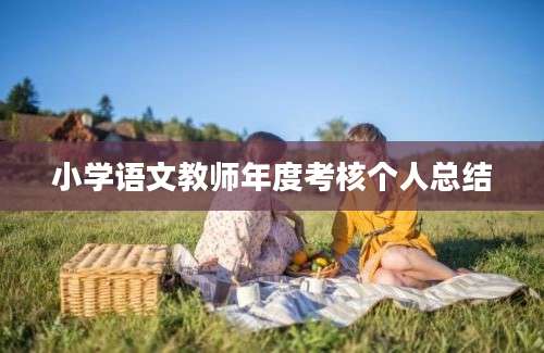 小学语文教师年度考核个人总结