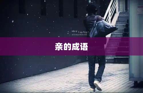 亲的成语