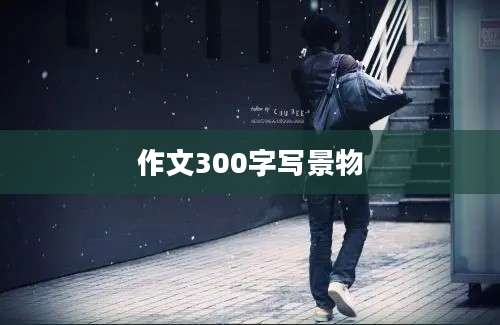 作文300字写景物