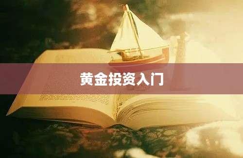 黄金投资入门