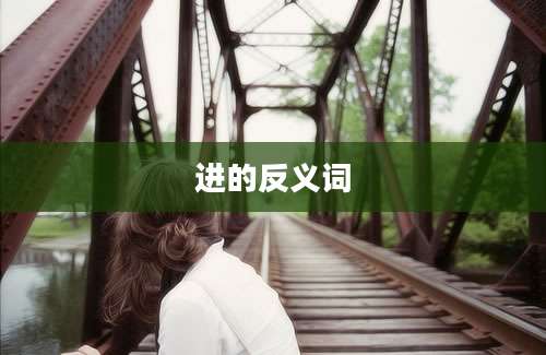 进的反义词