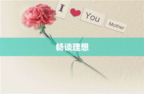 畅谈理想