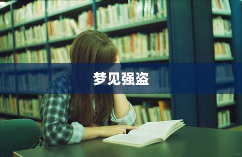 梦见强盗