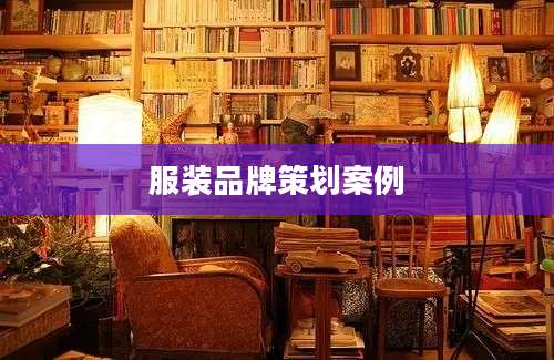 服装品牌策划案例