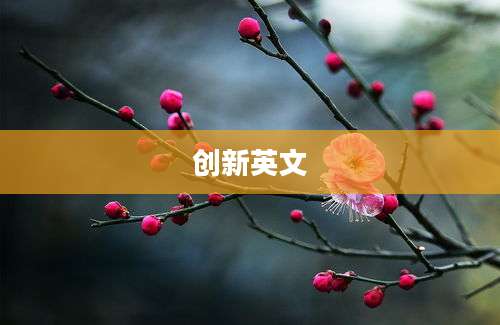 创新英文